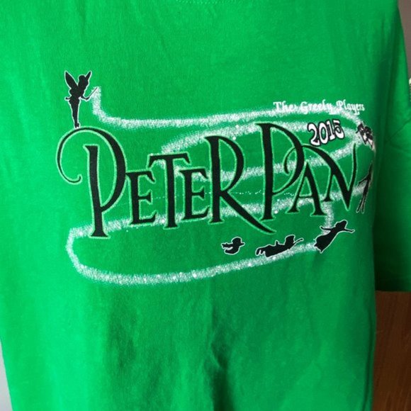 Peter Pan T-shirt One of a Kind Custom Tee sz XL - Picture 2 of 4